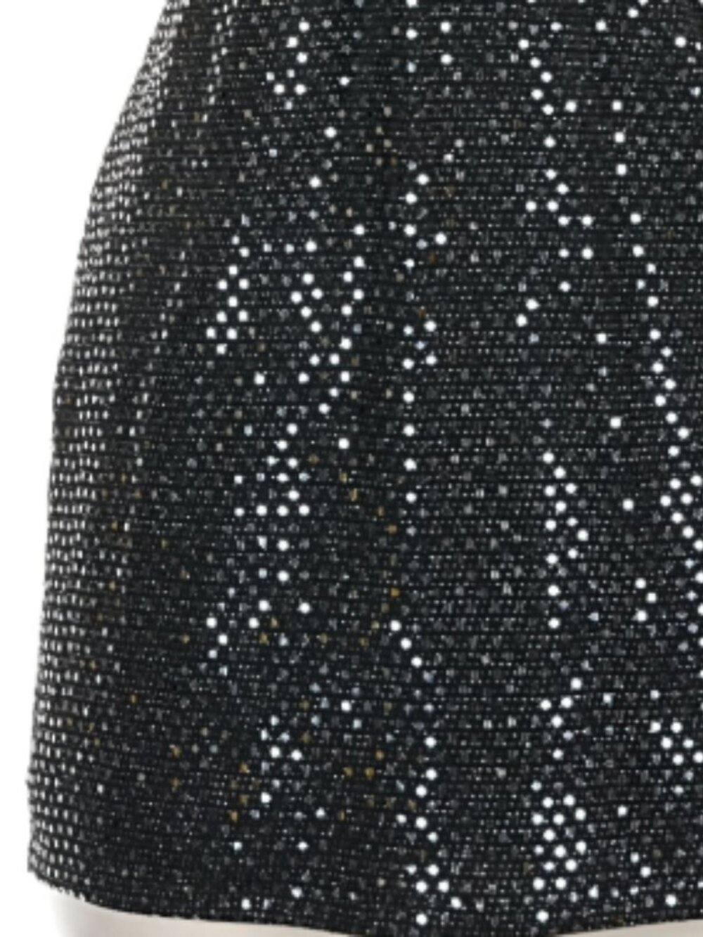 Adrianna Papell Black Sequined U-Wire Halter Tunic Top - Size 4 - Picture 4 of 10